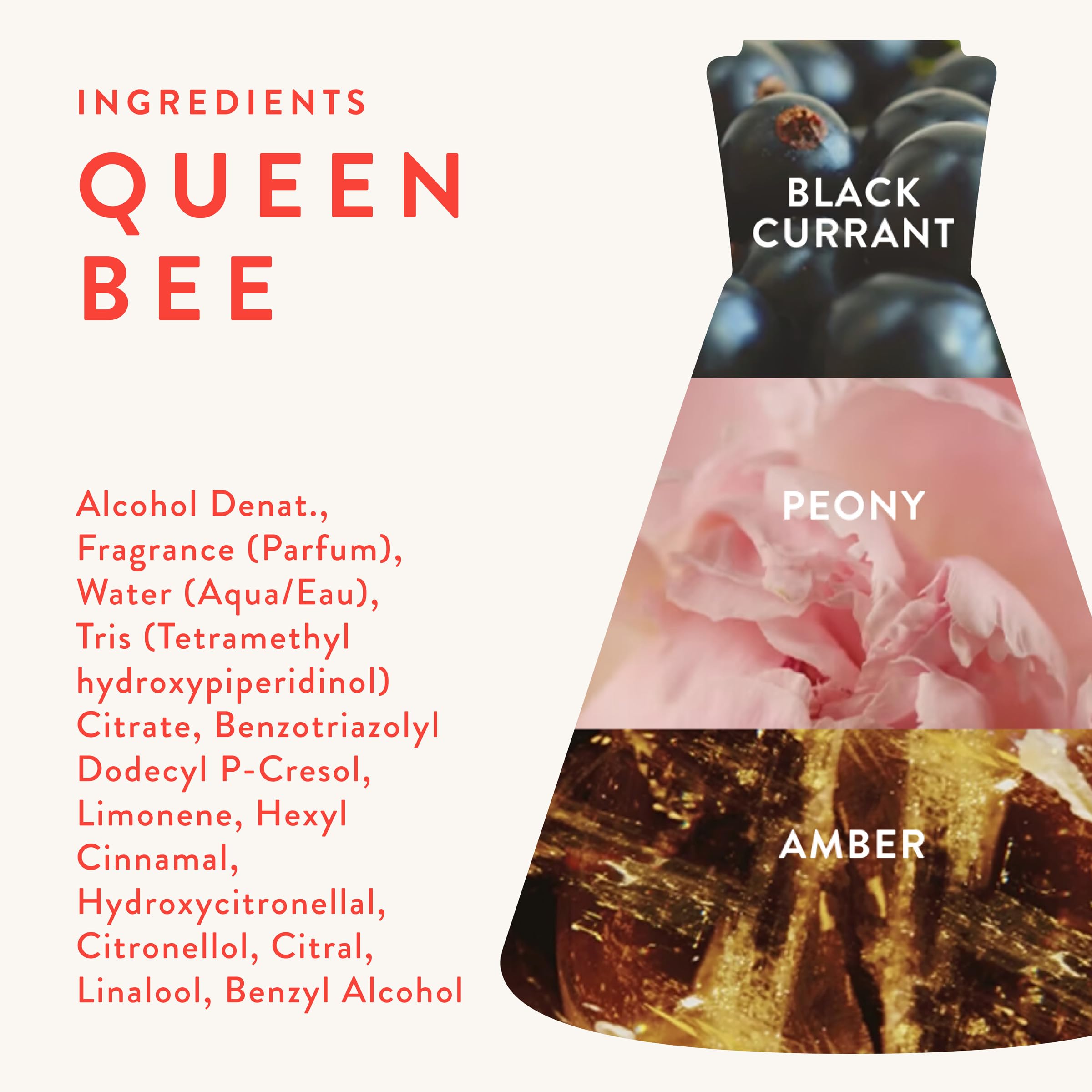 Good Chemistry Queen Bee features black currant for a vibrant, fruity aroma.