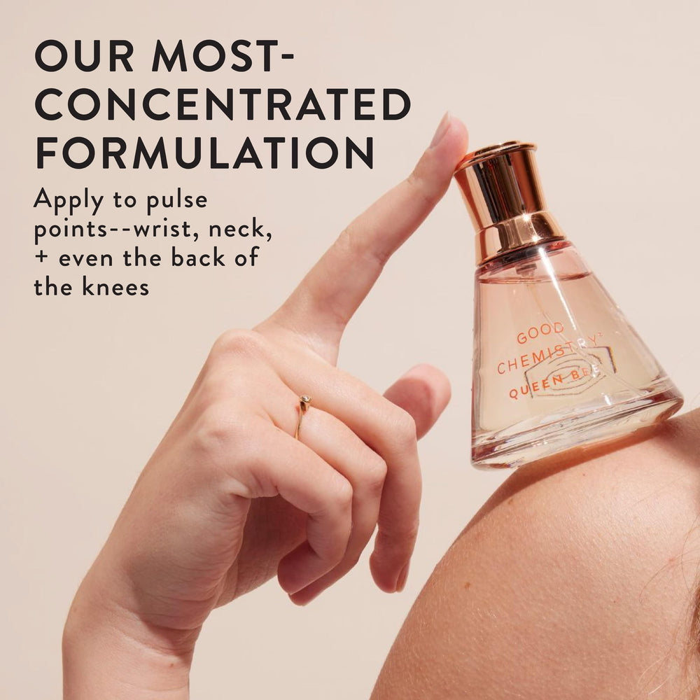 Good Chemistry Queen Bee vegan and cruelty-free beauty choice.