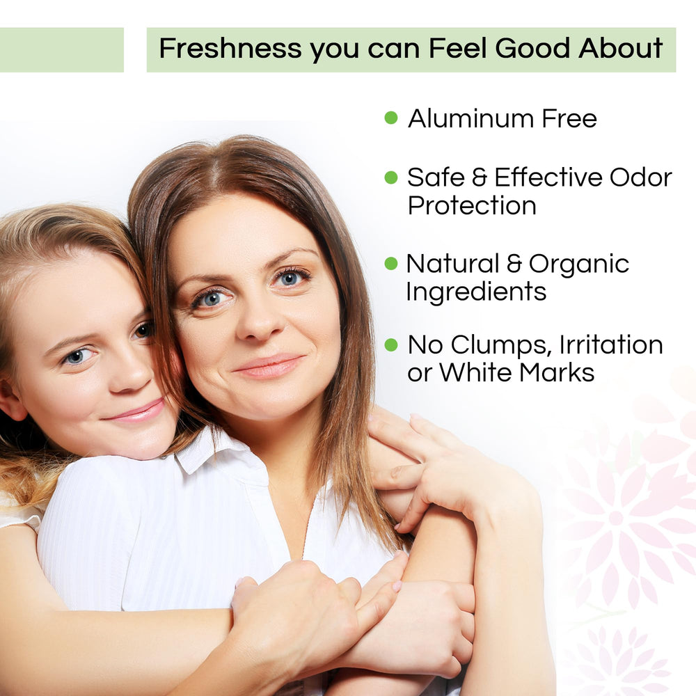 Good For You Girls pack of 2 deodorants for family use and value.