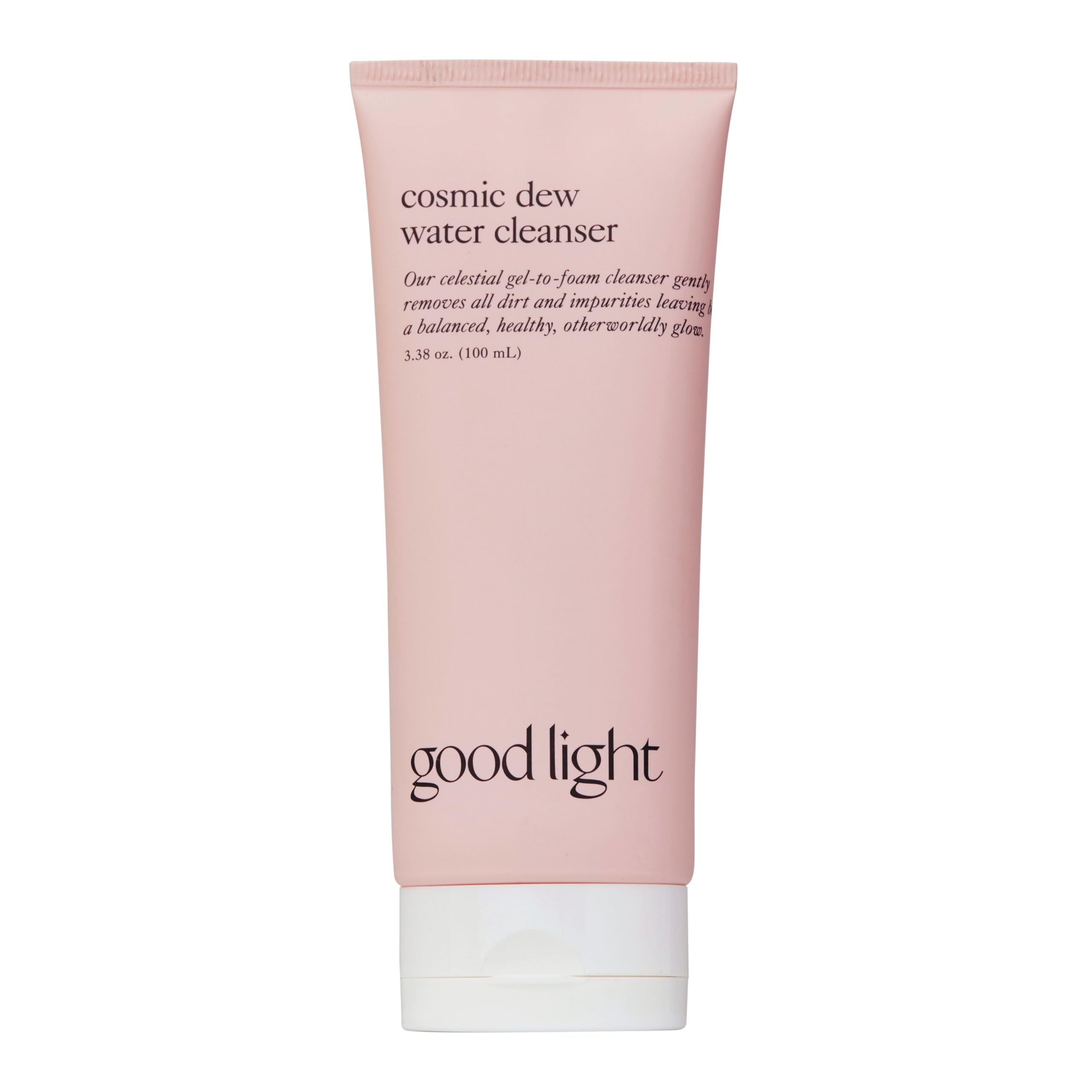 Good Light Cosmic Dew Water Cleanser bottle pour for easy daily cleansing