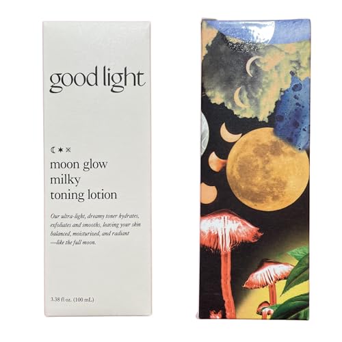 Good Light Moon Glow Milky Toner pour highlights milky formula for gentle exfoliation.