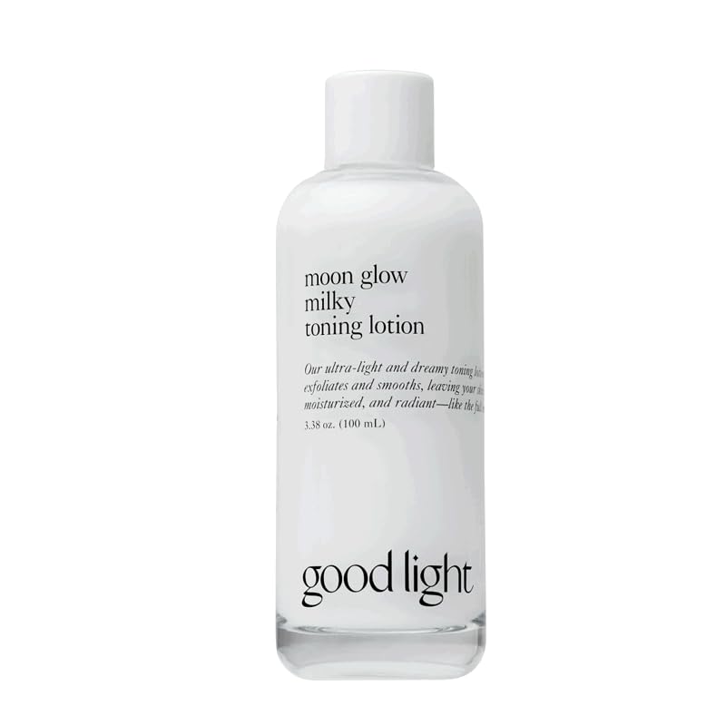Good Light Moon Glow Milky Toner skin texture close-up with cooling hydration.