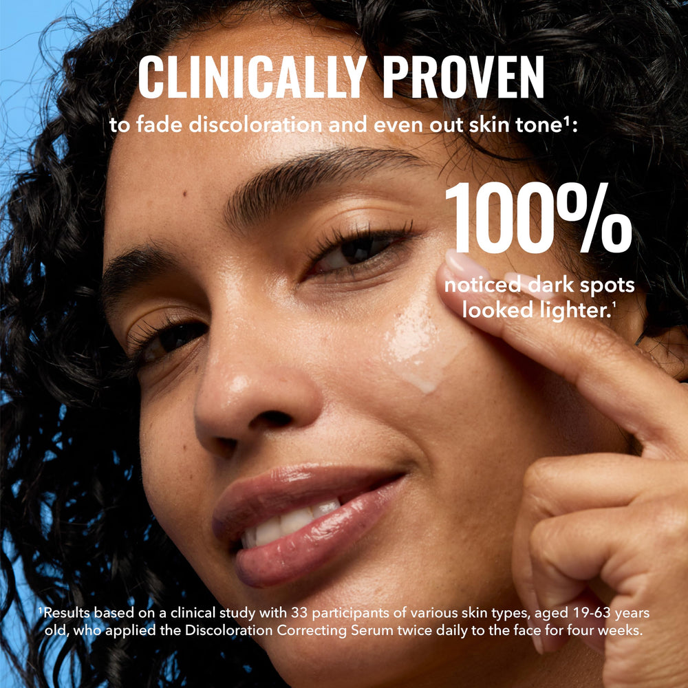 Good Molecules Discoloration Correcting Serum Pack 2 ingredient panel highlights tranexamic acid and niacinamide pairing.
