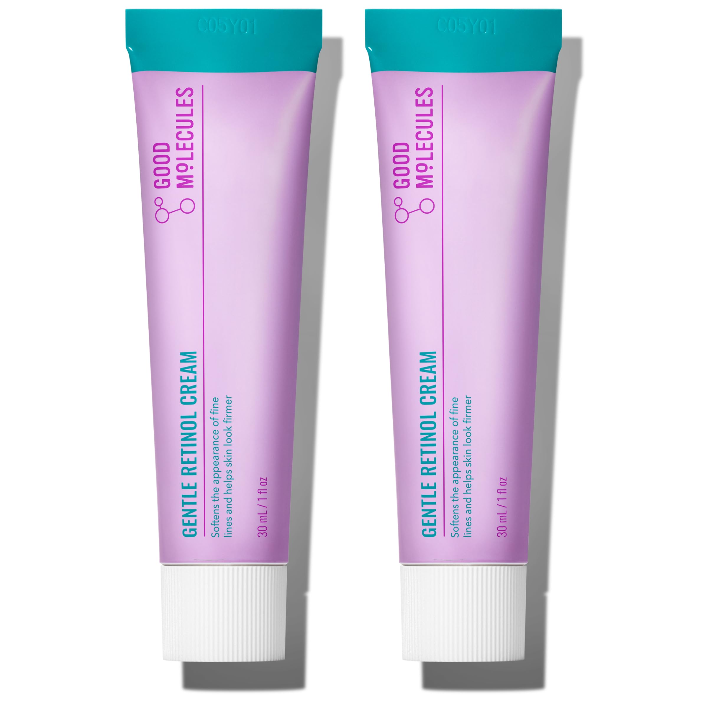 Good Molecules Gentle Retinol Cream Pack 2 front view for extended routine.