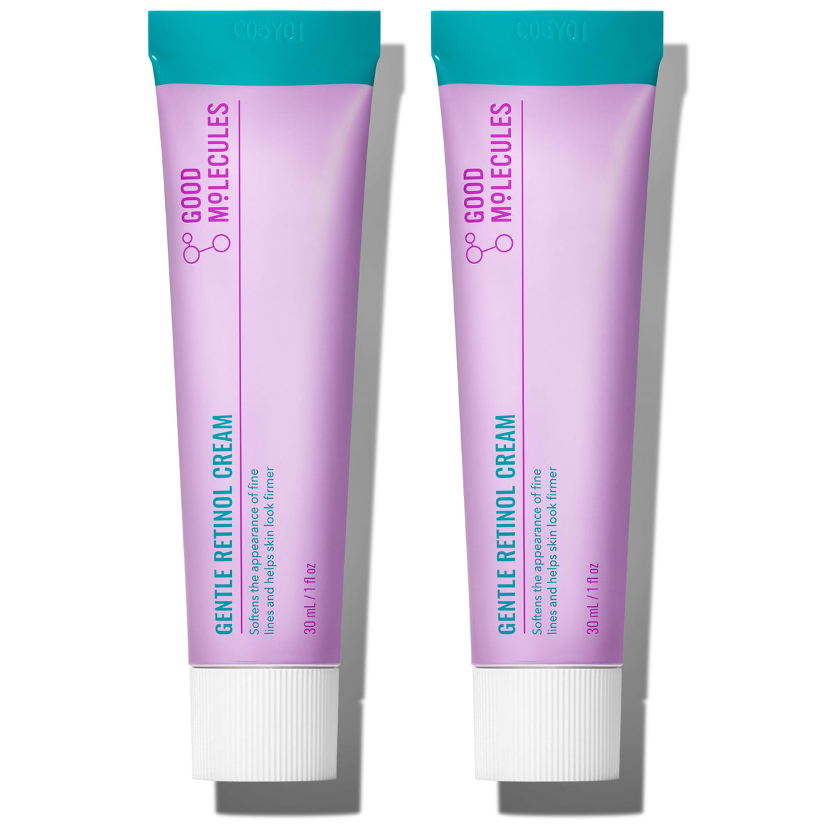 Good Molecules Gentle Retinol Cream Pack 2 front view for extended routine.