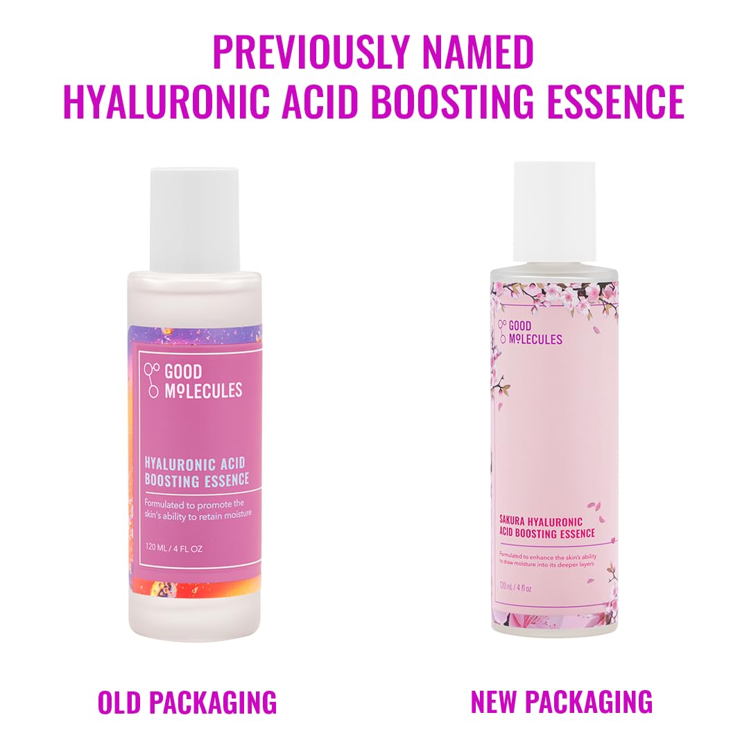 Good Molecules Sakura Hyaluronic Acid Boosting Essence routine pairing for daily skincare