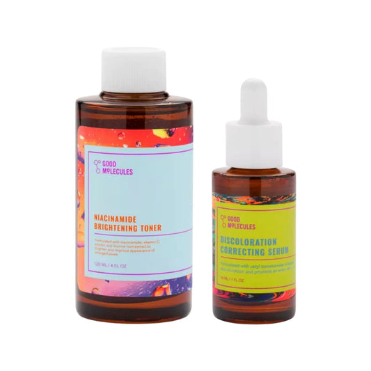 Good Molecules Discoloration Correcting Serum dropper 30ml targets discoloration for clearer skin.