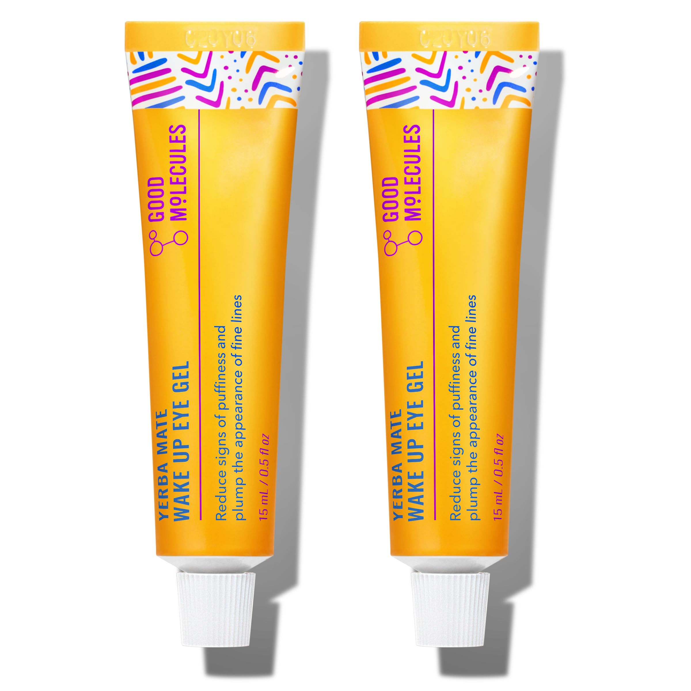 Good Molecules Yerba Mate Wake Up Eye Gel Pack 2 boxes delivering daily hydration.