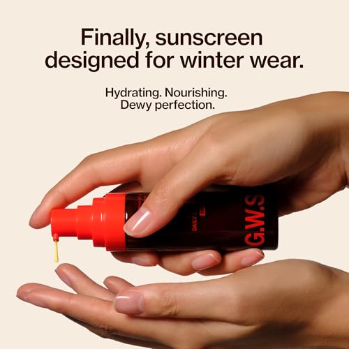 Good Weather Skin fragrance-free sunscreen texture on skin