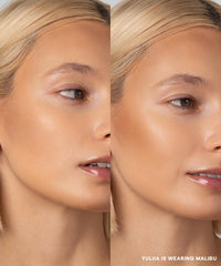 GOOD WEIRD Back From Vacay Bronzer Malibu swirl blends for a natural, buildable glow