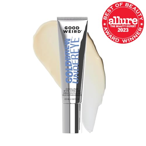 GOOD WEIRD Undereye Brightening with Subtle Shimmer close-up highlighting a glowing, awake eye area.