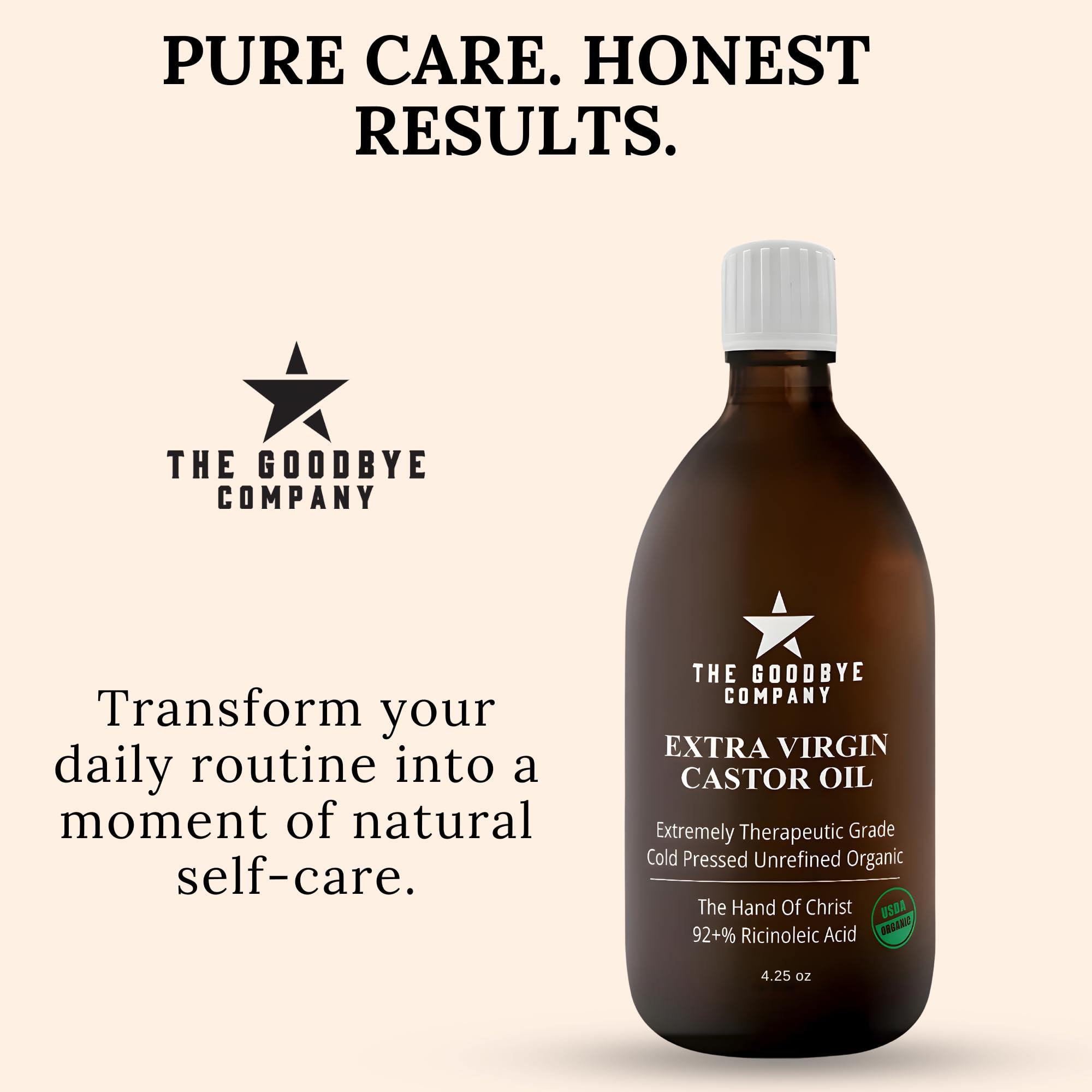 Goodbye Company castor oil suitable for digestion use and wellness routines