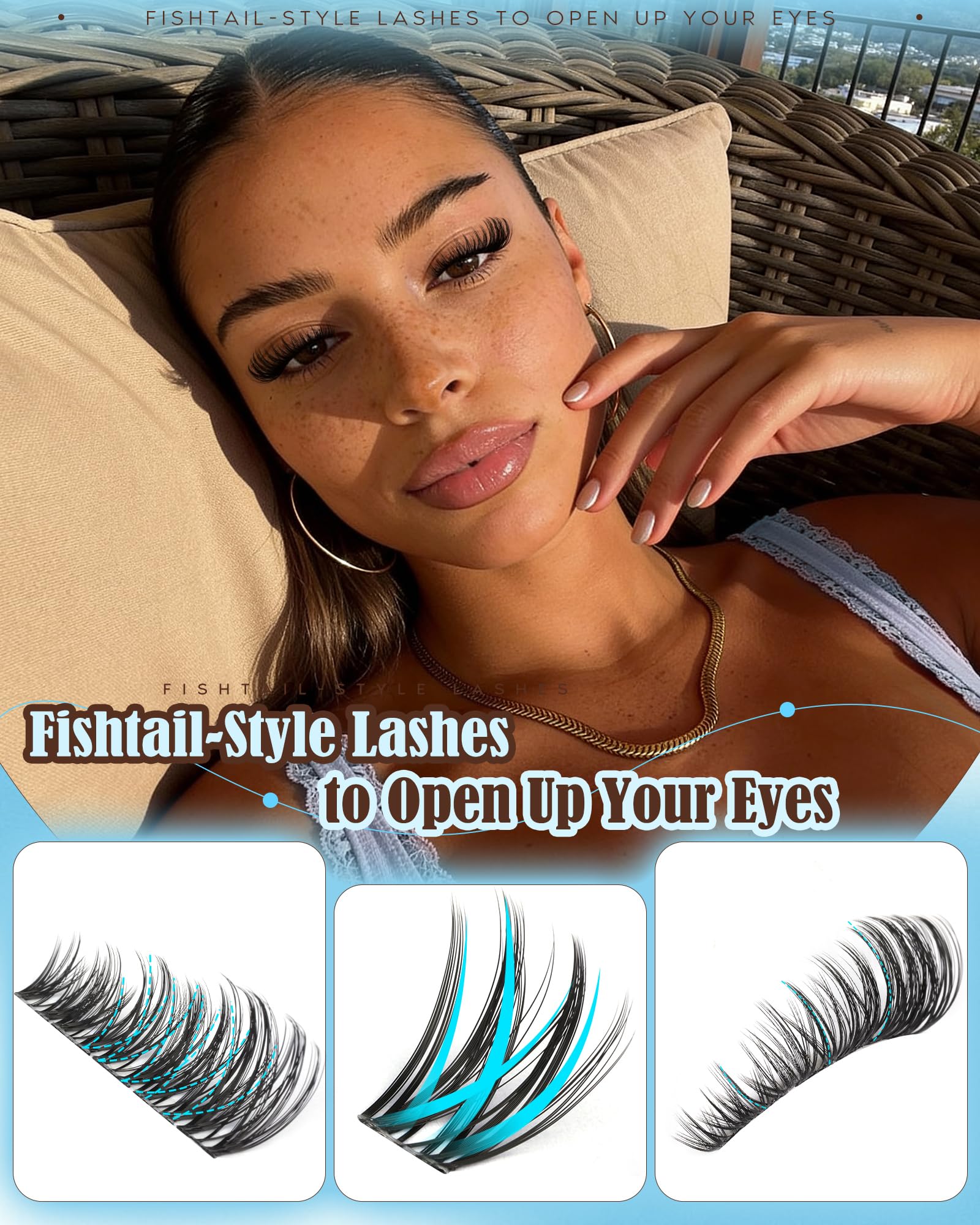 Precision tweezers included in the Goddvenus kit for precise lash placement.
