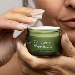 GOODJANES Collagen Sleep Butter on night routine application for velvety skin