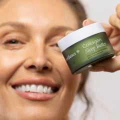 GOODJANES Sleep Butter texture close-up showing whipped cream-like feel for deep hydration