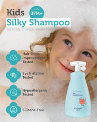 GOONGBE Kids Conditioner bottle highlights detangling without residue.