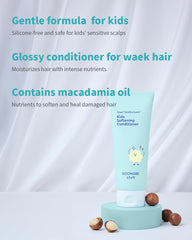 GOONGBE natural oils macadamia and sunflower nourish for shine.