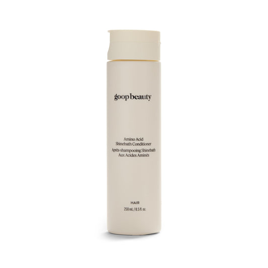 Goop Amino Acid Conditioner bottle with pump for easy application and hydration