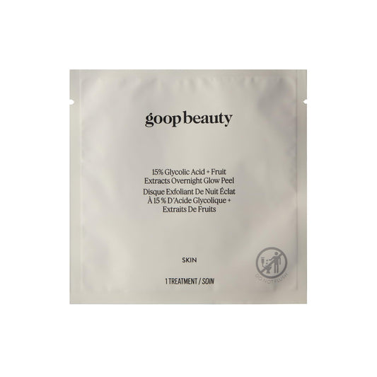 goop Beauty 15% glycolic pads for the face deliver exfoliation and glow.