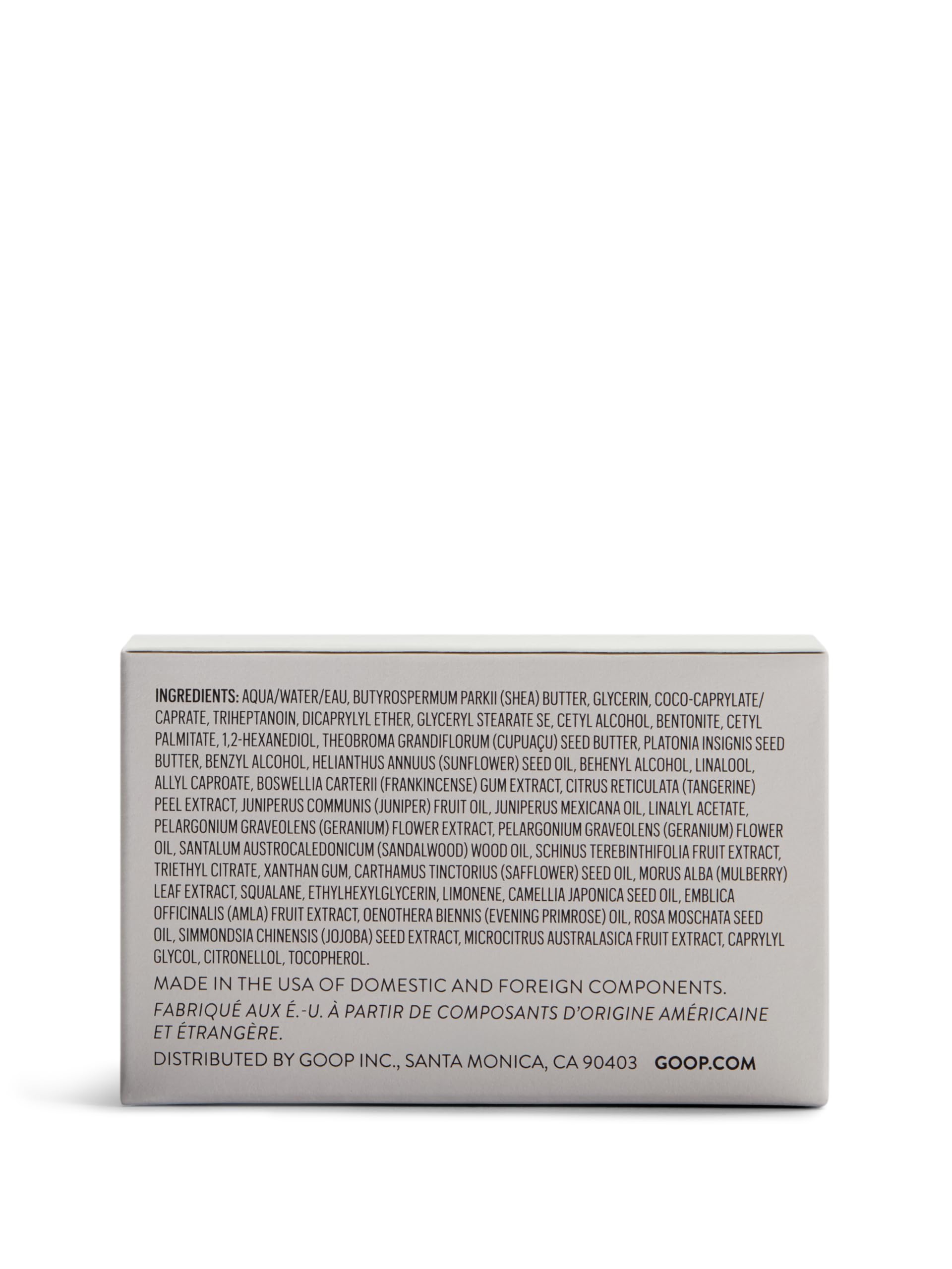 Goop Beauty Body Butter cruelty-free label and no artificial fragrances.