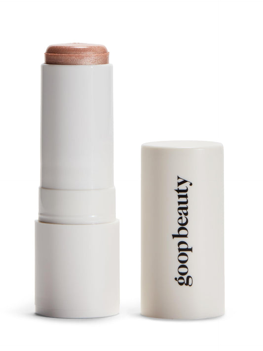 Goop Beauty Glow Skin Highlighter Stick Aura Champagne Gold for subtle radiance