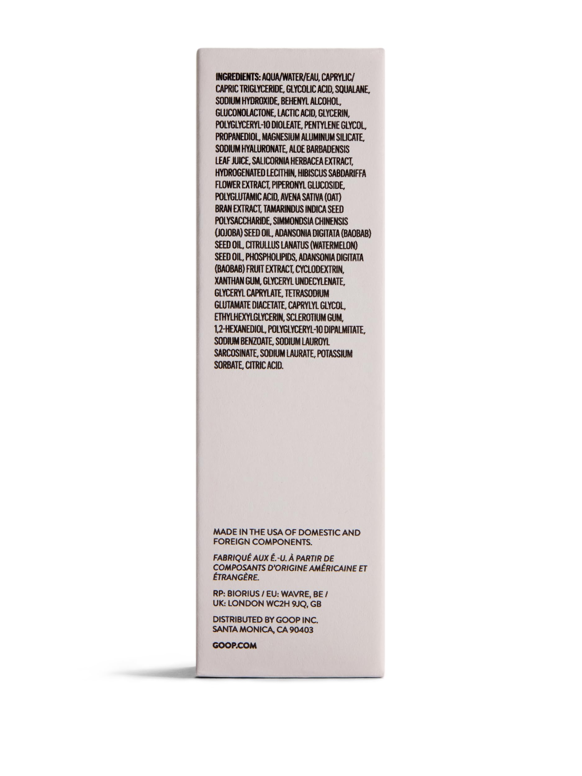 Goop Beauty Sleep Milk Serum glow on skin after use.