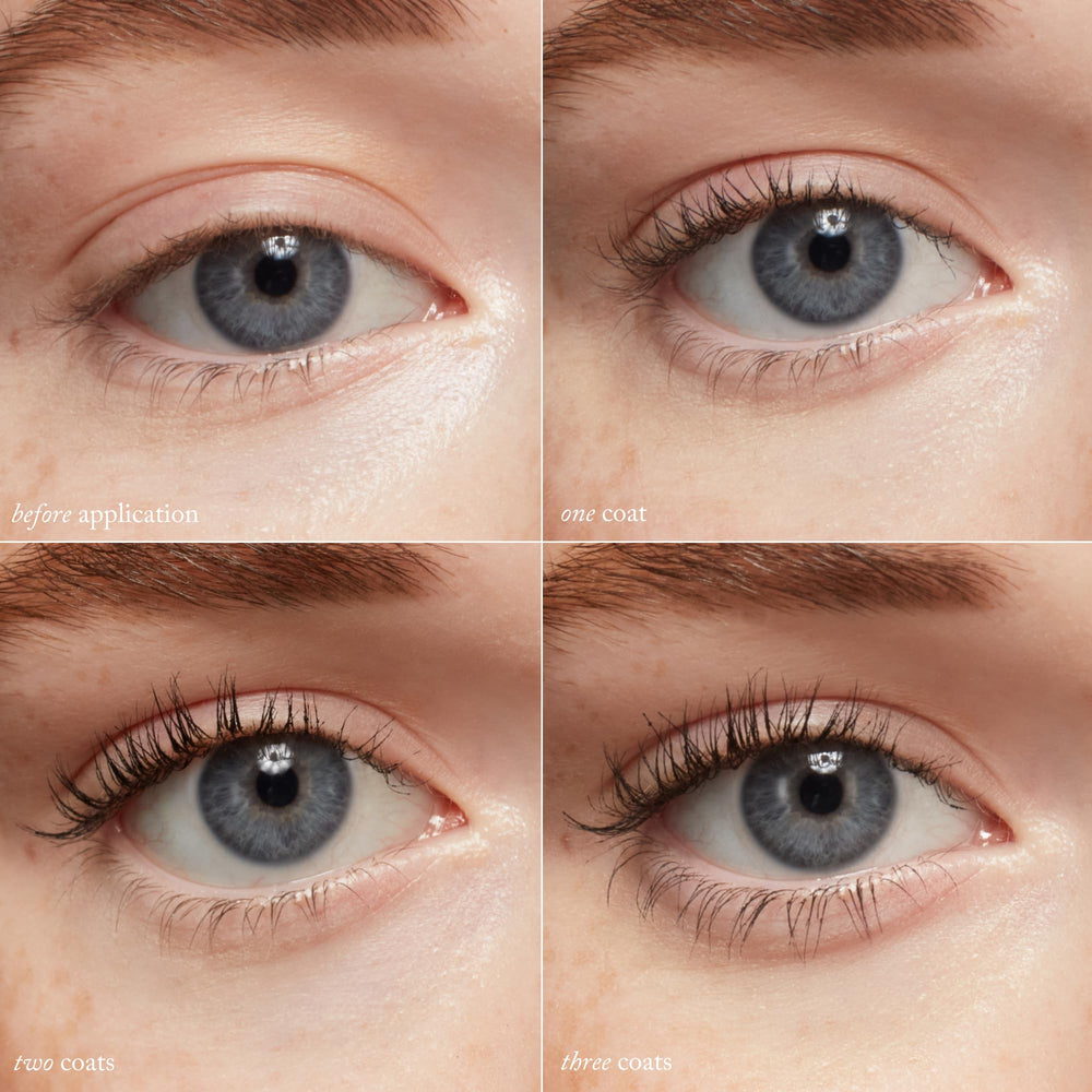 goop Featherlash formula showcases Widelash peptides and vitamin E for lash conditioning.