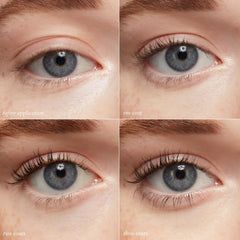 goop Featherlash formula showcases Widelash peptides and vitamin E for lash conditioning.