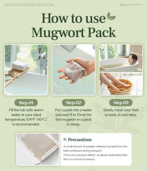 GOOSPERY Monage mugwort relaxation moment emphasizes stress relief after long day