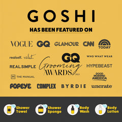 GOSHI made in Japan label signals premium Gunma origin.