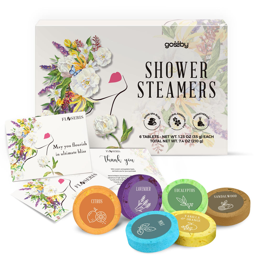 GOSSBY Lavender mind-soother steamer features calming aroma for focus.