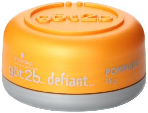 Got2b Defiant Define Pomade shine detail highlights a smooth, glossy finish