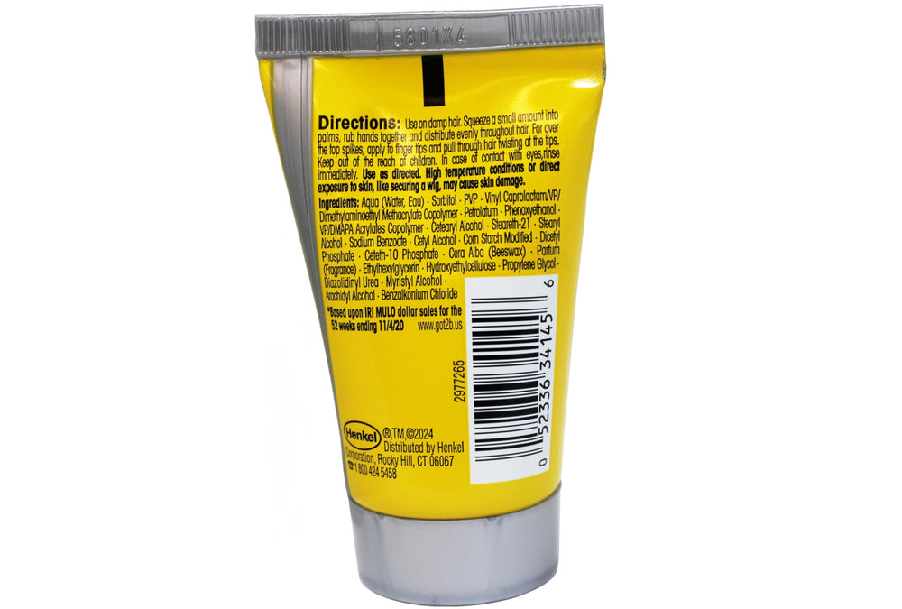 Got2B Glued Spiking Glue hands styling close-up shows strong hold