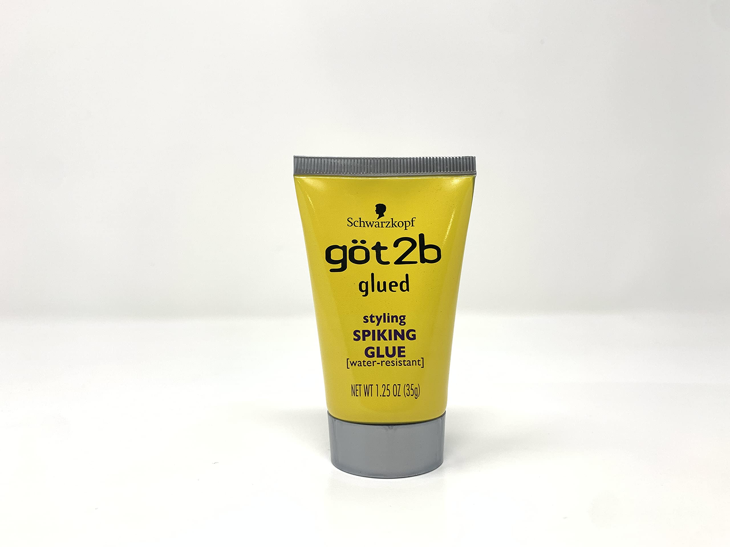 Finished Got2B style with water-resistant hold and shine