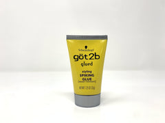 Finished Got2B style with water-resistant hold and shine