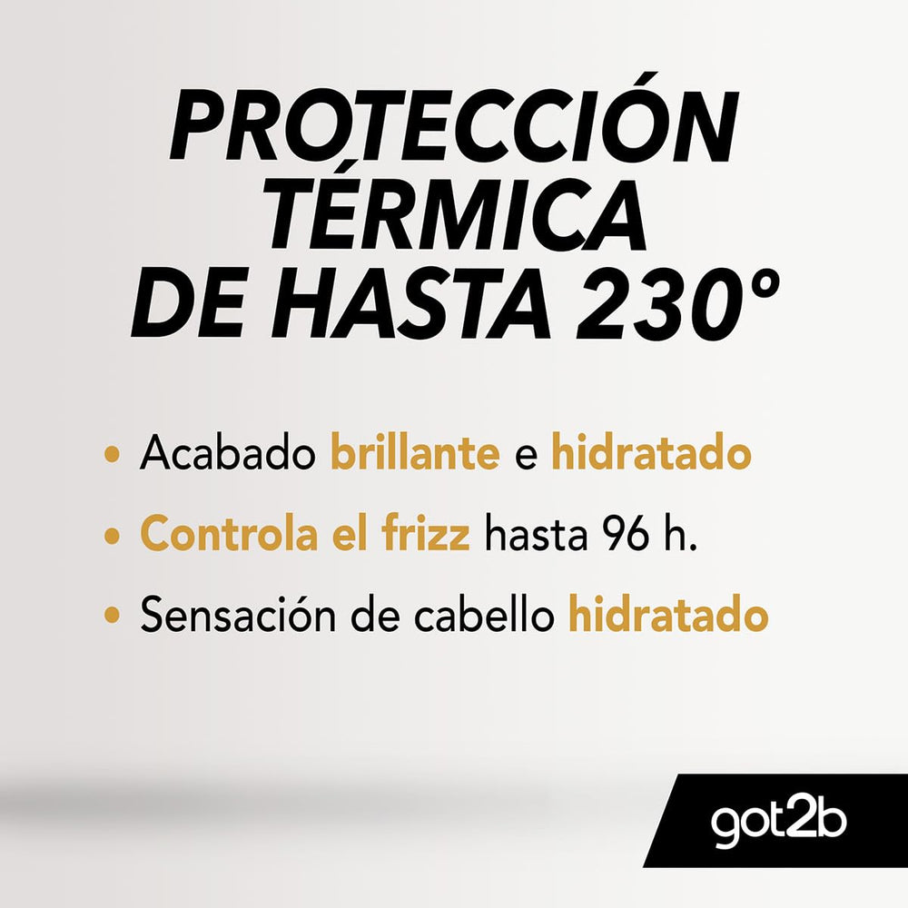 Got2B Guardian Angel protection up to 220°C during heat styling