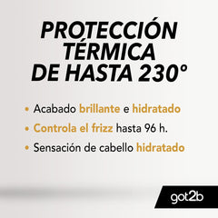 Got2B Guardian Angel protection up to 220°C during heat styling