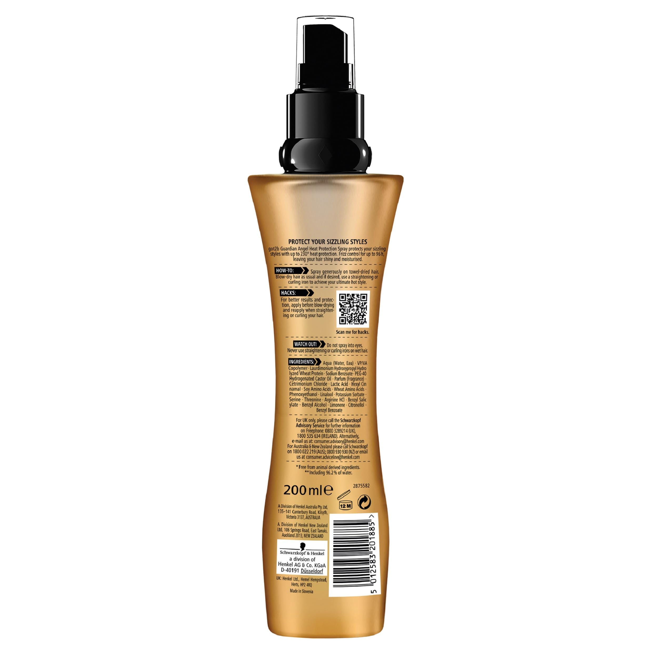 Got2B Guardian Angel pump-top closeup for easy application
