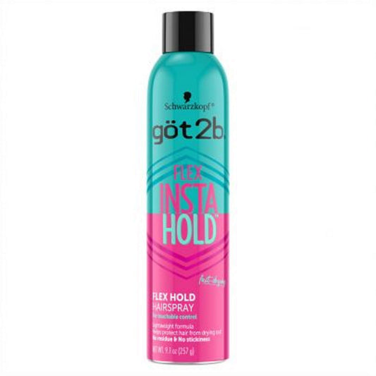 Got2b Insta Hold Flex bottle front shows lightweight hold for everyday styles.