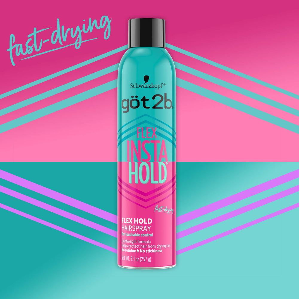 Got2b Insta Hold Flex nozzle close-up shows easy, even application.