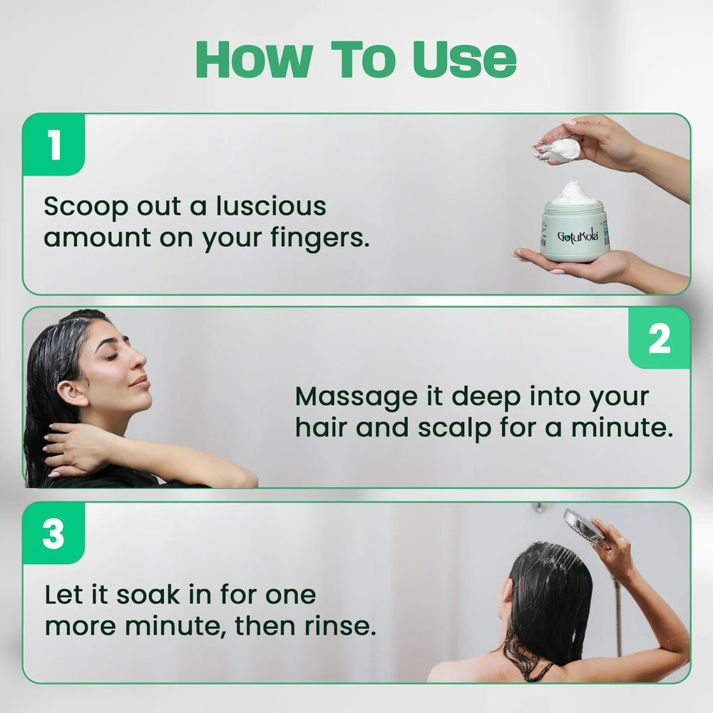 Gotukola mask application in 60 seconds for quick refresh.