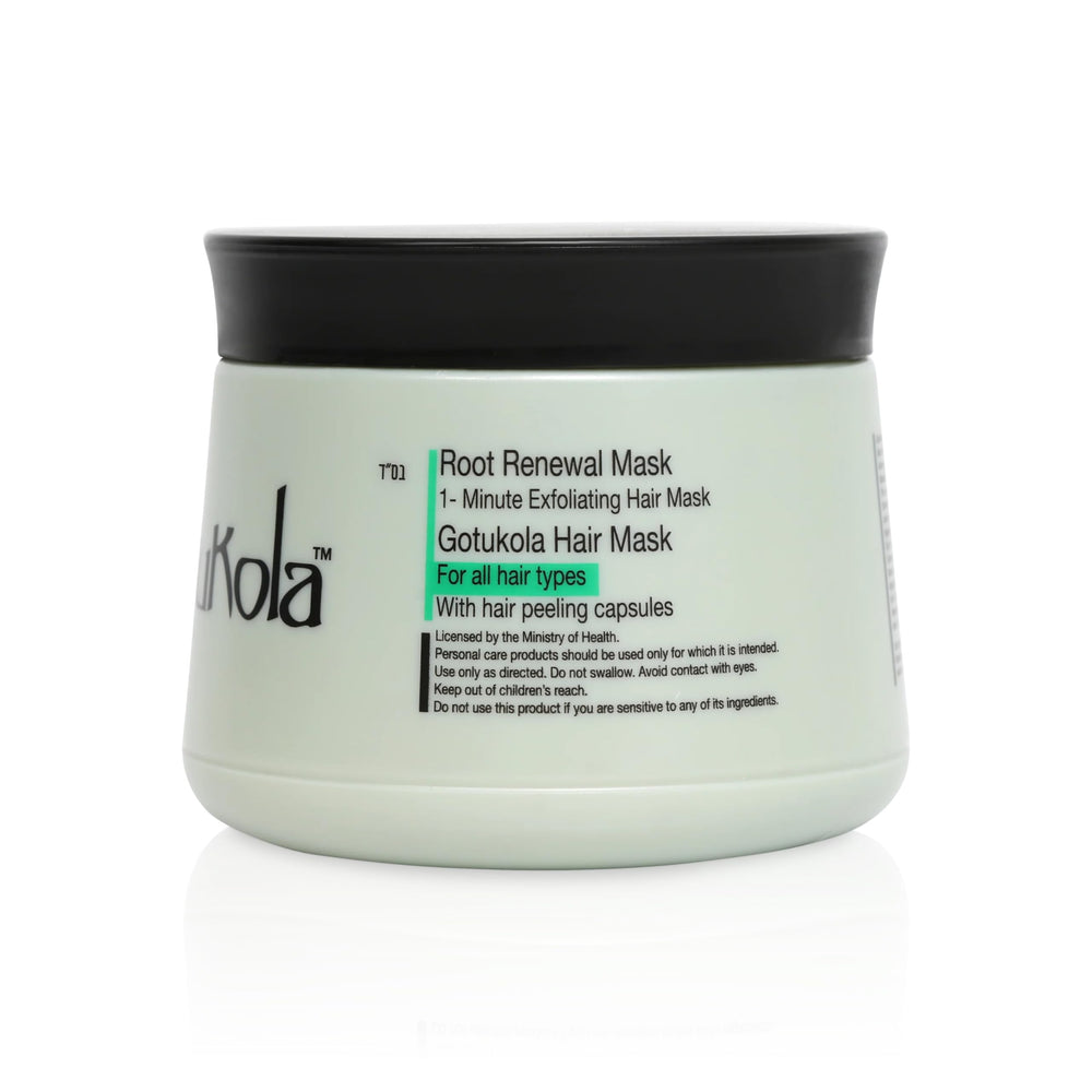 Gotukola One-Minute Revival Mask jar for instant softness in 60 seconds.