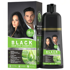 Gowwim Black Hair Dye Shampoo bottle for instant gray coverage at home
