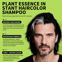 Gowwim shampoo lather application demonstrates simple one step dyeing