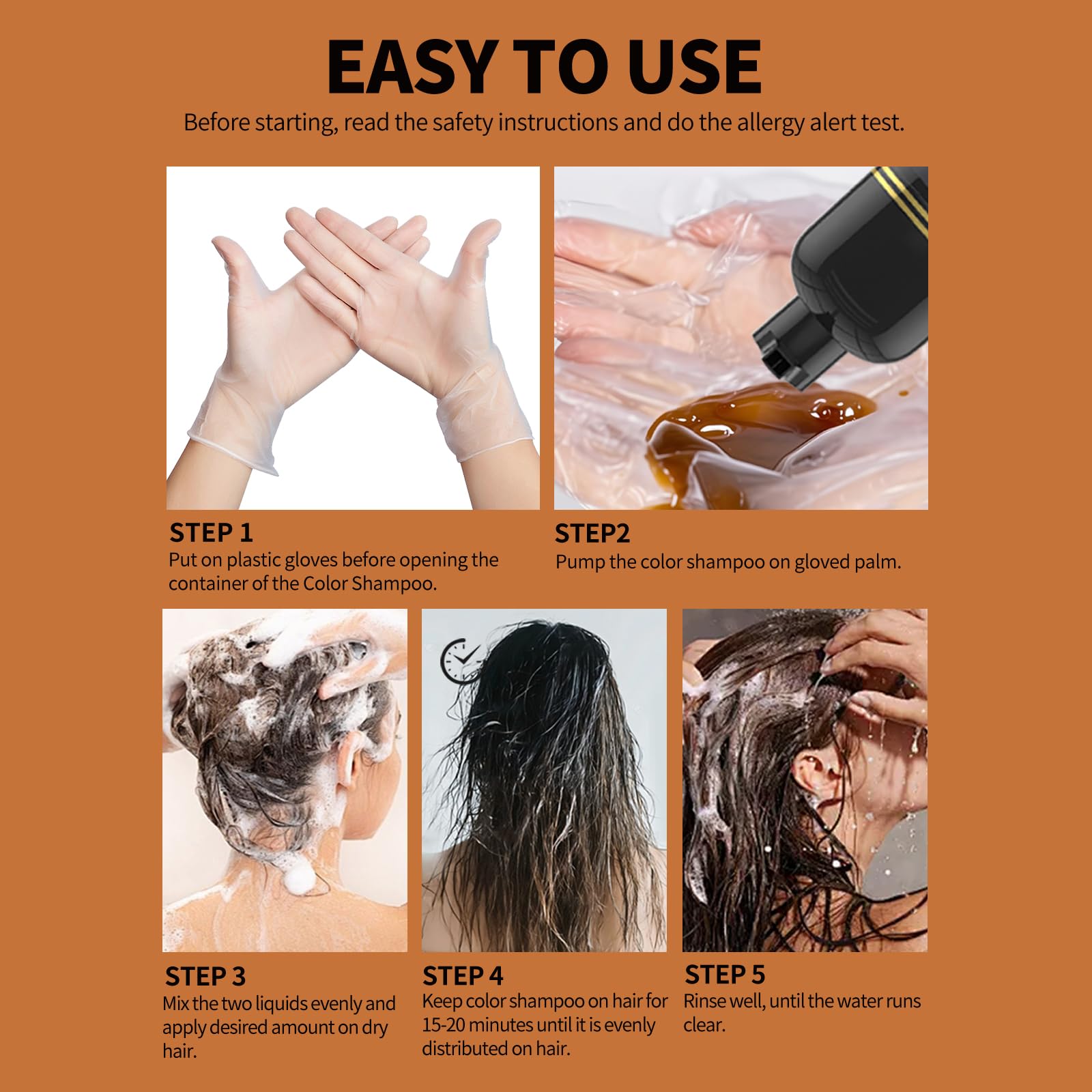 Gowwim travel friendly dye solution for on the go touch ups