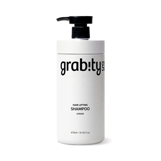 Grabityg0.0 hair lifting shampoo bottle front for instant volume and a fuller look