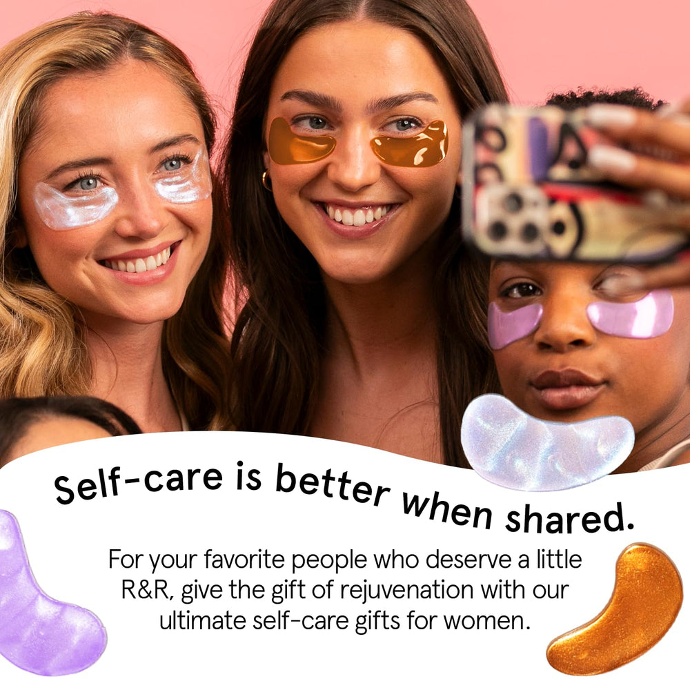 Grace & Stella travel kit with compact under-eye patches.