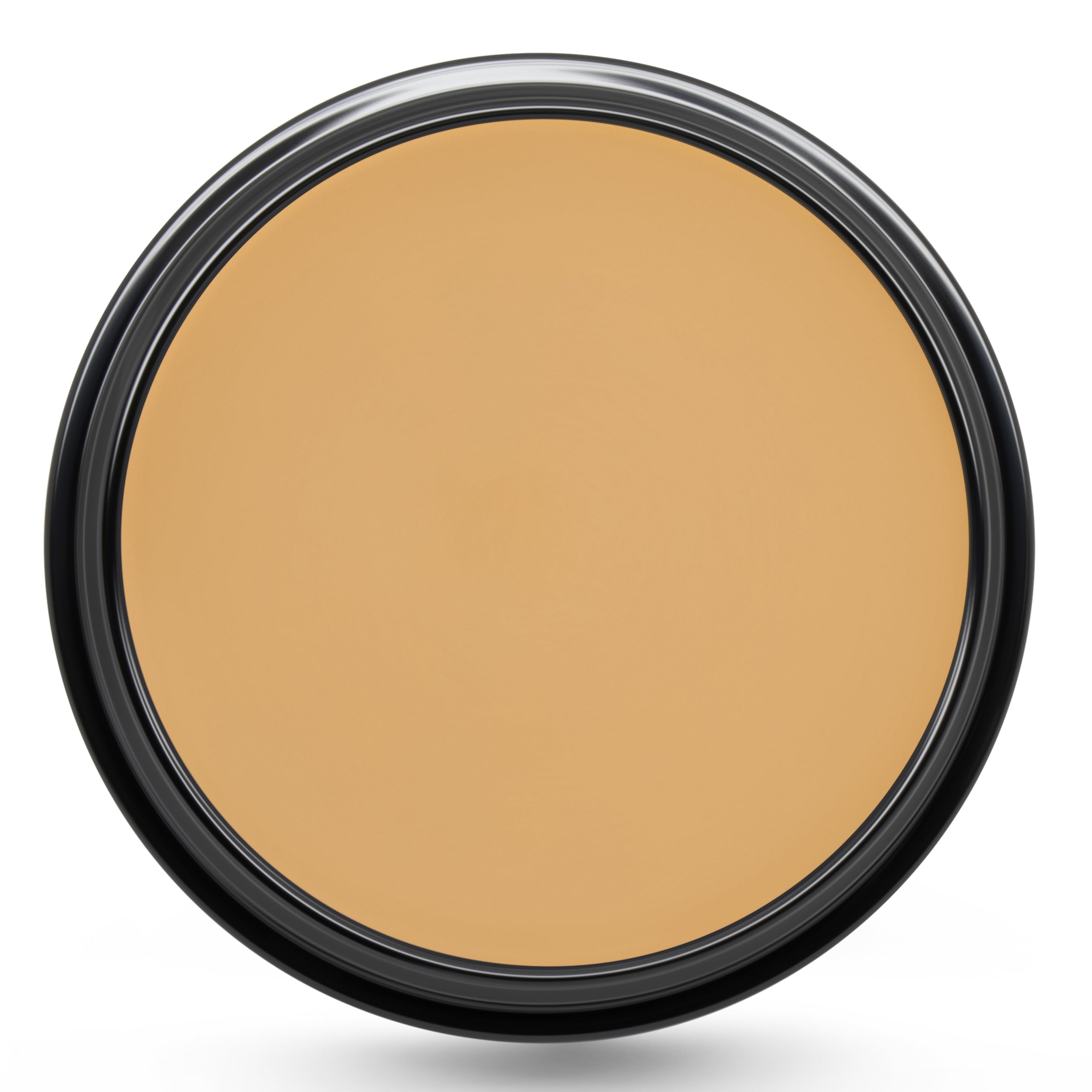 Graftobian HD Glamour Creme bottle close-up shows weightless coverage and smooth finish.