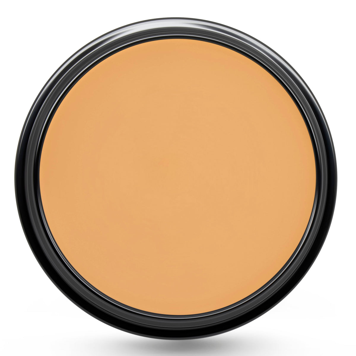 Graftobian HD Glamour Creme Foundation jar with creamy texture ready for blending