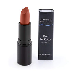 Graftobian Professional Color Lipstick shows ultra long-wearing formula for busy days.